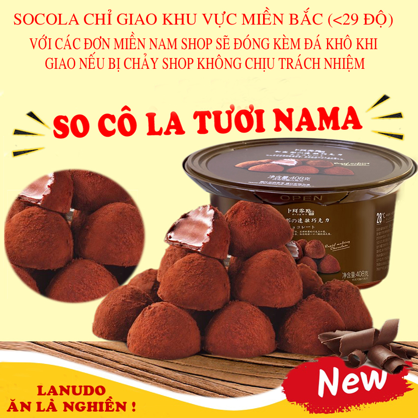 Socola tươi nama hộp 408gam siêu ngon