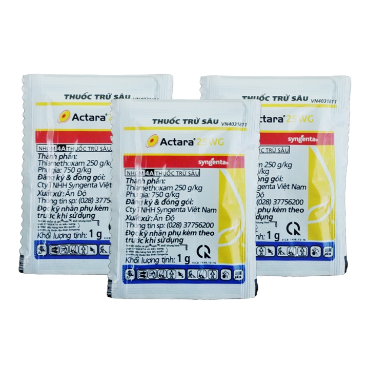 Thuốc trừ sâu ăn lá Actara 1g - COMBO 3