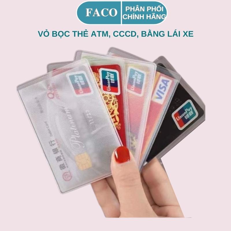 10 Vỏ Bọc bảo vệ thẻ căn cước, thẻ sinh viên, bằng lái xe, thẻ nhân viên,....trong suốt, không thấm nước