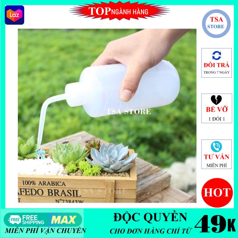 Bình tưới sen đá 250ml, 500ml chăm sóc tiểu cảnh/chậu cây mini/terrarium/hồ cá/bonsai/hòn non bộ/sen đá/xương rồng TSA STORE