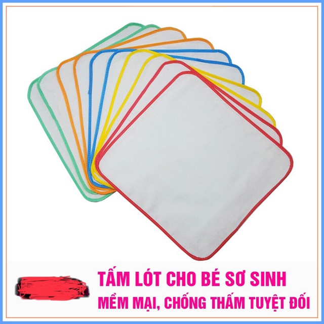 10 miếng lót chống thấm cho bé sơ sinh thay thế tã bỉm