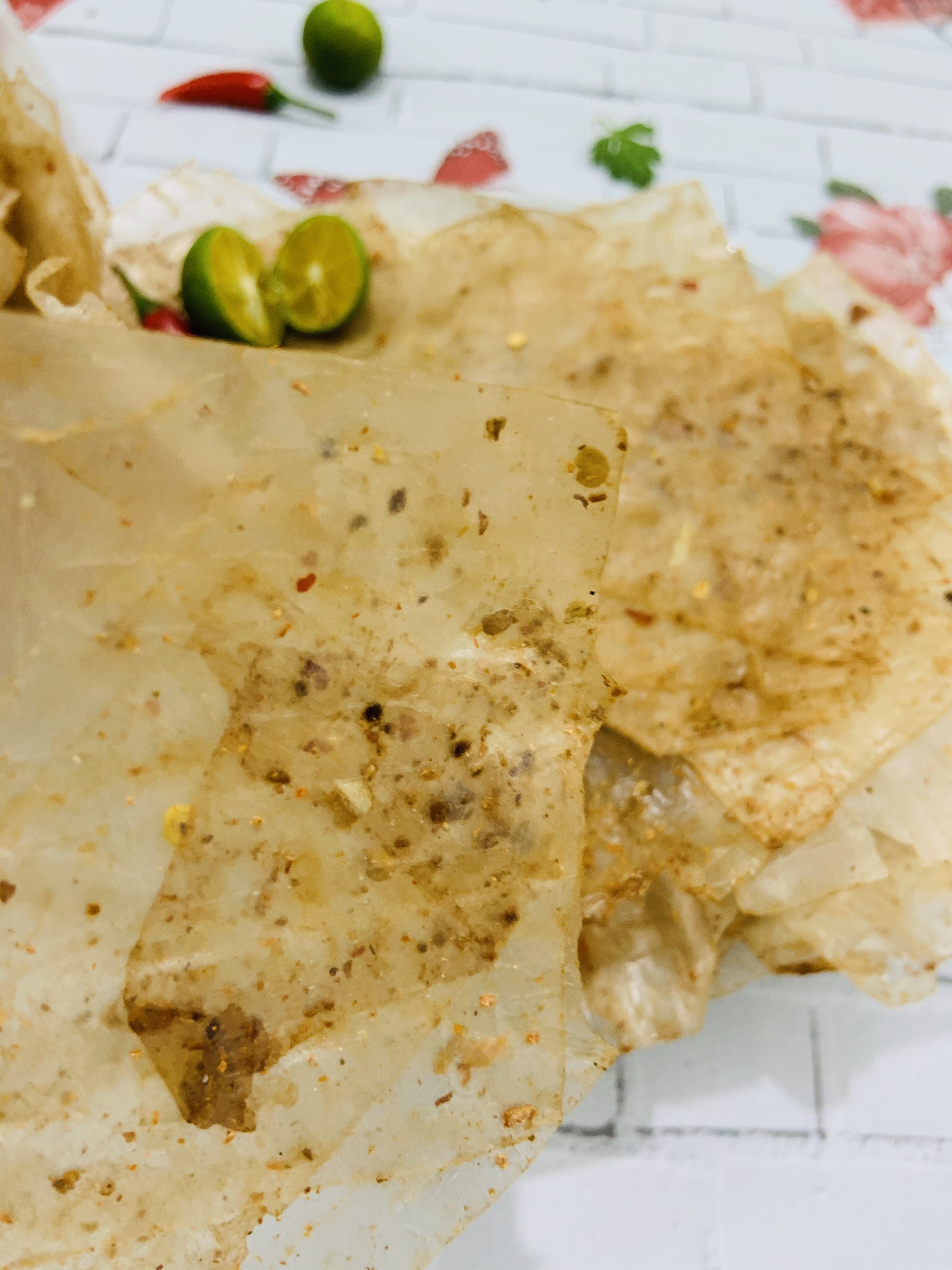 Bánh Tráng Trộn Muối Tỏi Xike Tôm