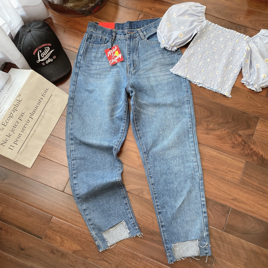 [HCM]Quần baggy Jean cao cấp-mẫu mới siêu hot-bu fashion shop