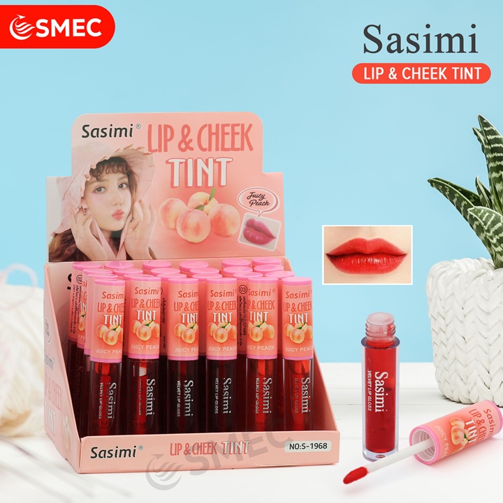 [HCM]Son Juicy Peach Tint Sasimi lì bám môi mịn môi Thái Lan – KB346
