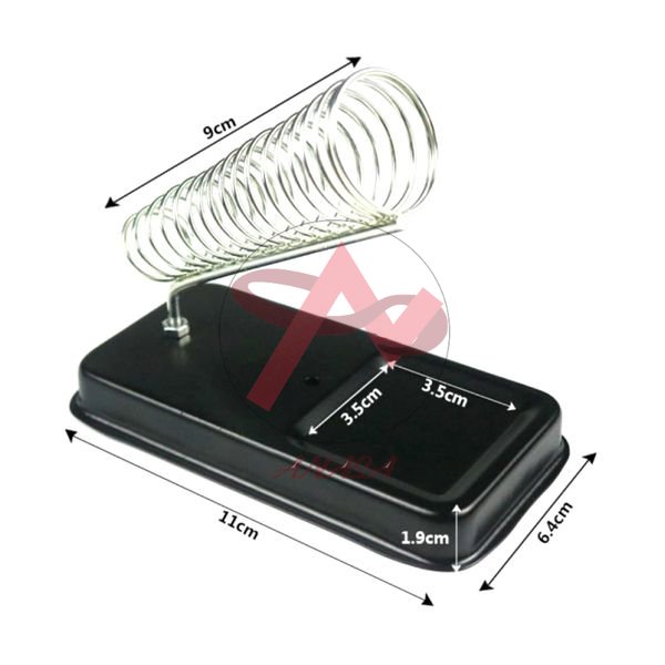Đế Mỏ Hàn Thiếc Đế Gác Tay Hàn Chì Lò Xo 10x65x128mm (Không Bao Gồm Bọt Biển)