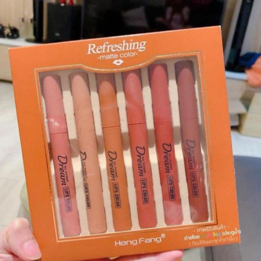 [HCM]Set Son 6 Cây Dream Heng Fang Chất Son Mềm Mượt Cực Hot