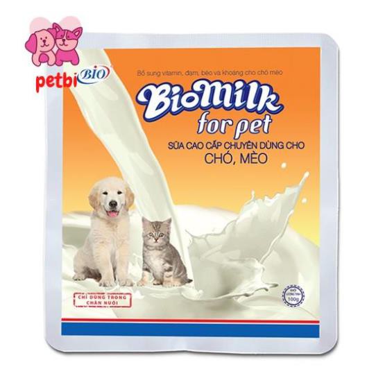 Bio Milk - Sữa cho chó mèo con - Sữa cho chó mèo con Cao Cấp biomilk giàu chất di Petbi
