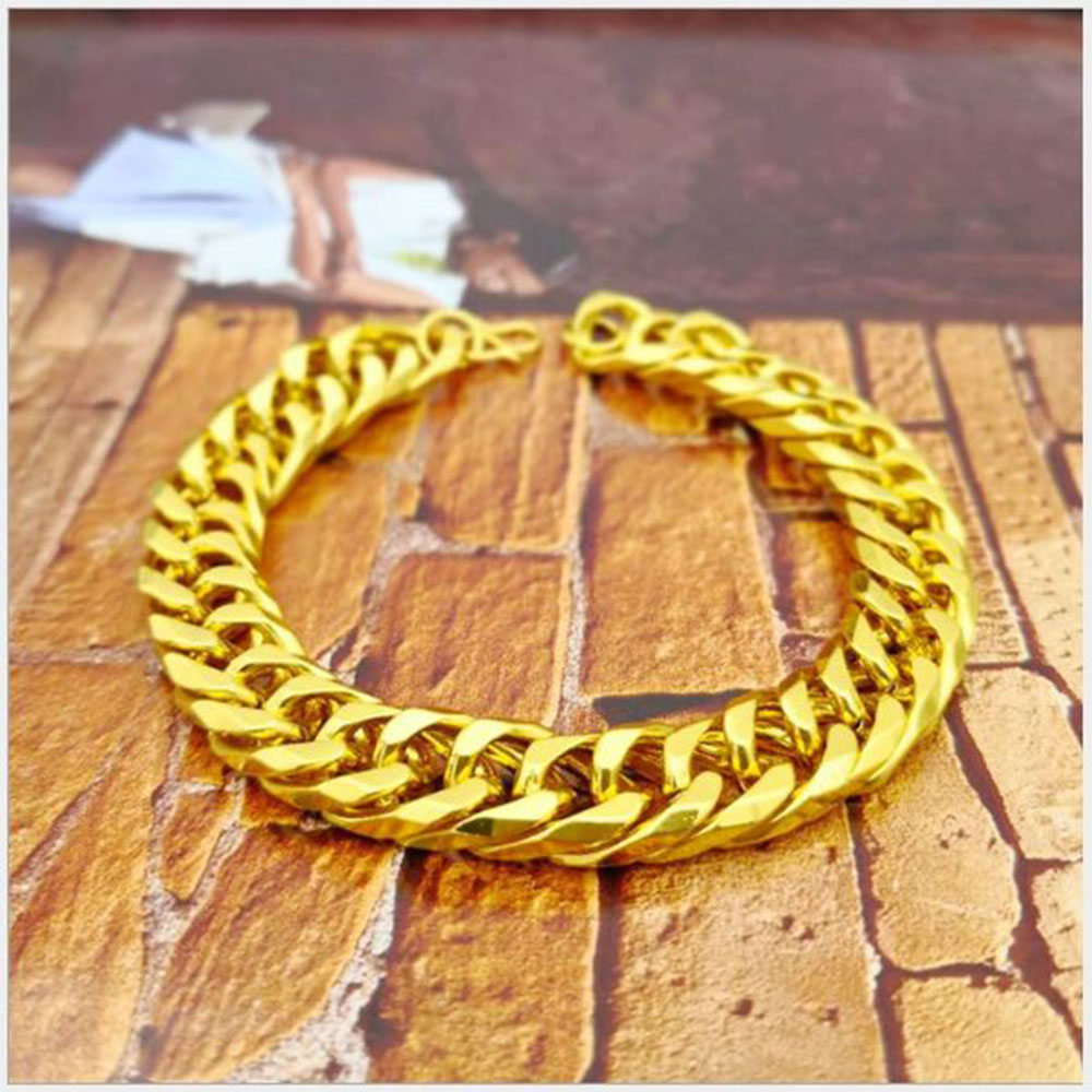 Lắc Tay Mạ Vàng Cao Cấp 24K ( DC - 012) Dây Được Thiết Kế Sang Trọng - ITALY