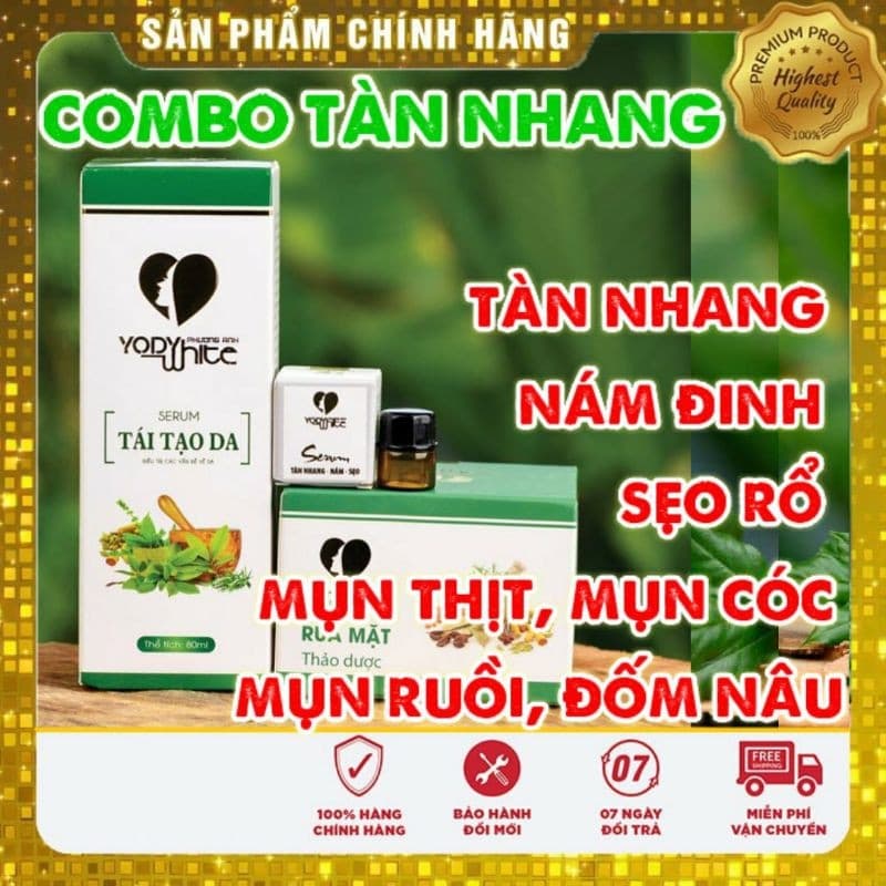 [TẶNG ẤM SIÊU TỐC +CHAI NƯỚC HOA PHÁP 20ML]-COMBO CHẤM TÀN NHANG,MỤN THỊT,MỤN RUỒI,MỤN CÓC 7 NGÀY BONG