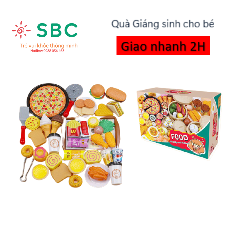 Hàng có hộp đẹp dimsum bánh bao 88 chi tiết - Bộ đồ chơi nấu ăn 88 chi tiết các món ăn cho bé