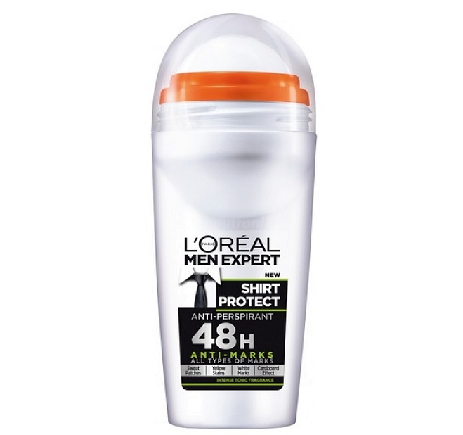 Lăn khử mùi  Loreal Paris Men Expert Shirt Protect 48h 50ml