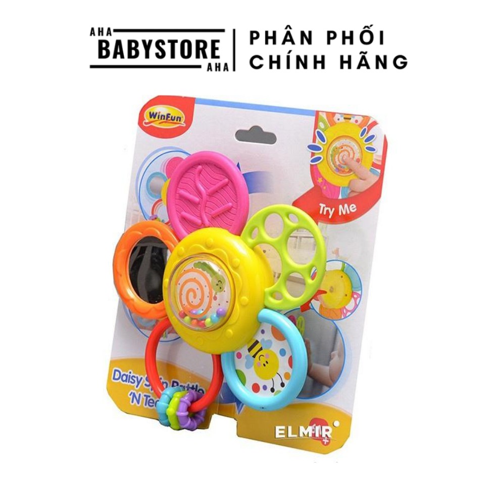 Xúc xắc gặm nướu hình bông hoa Winfun 0776 chính hãng
