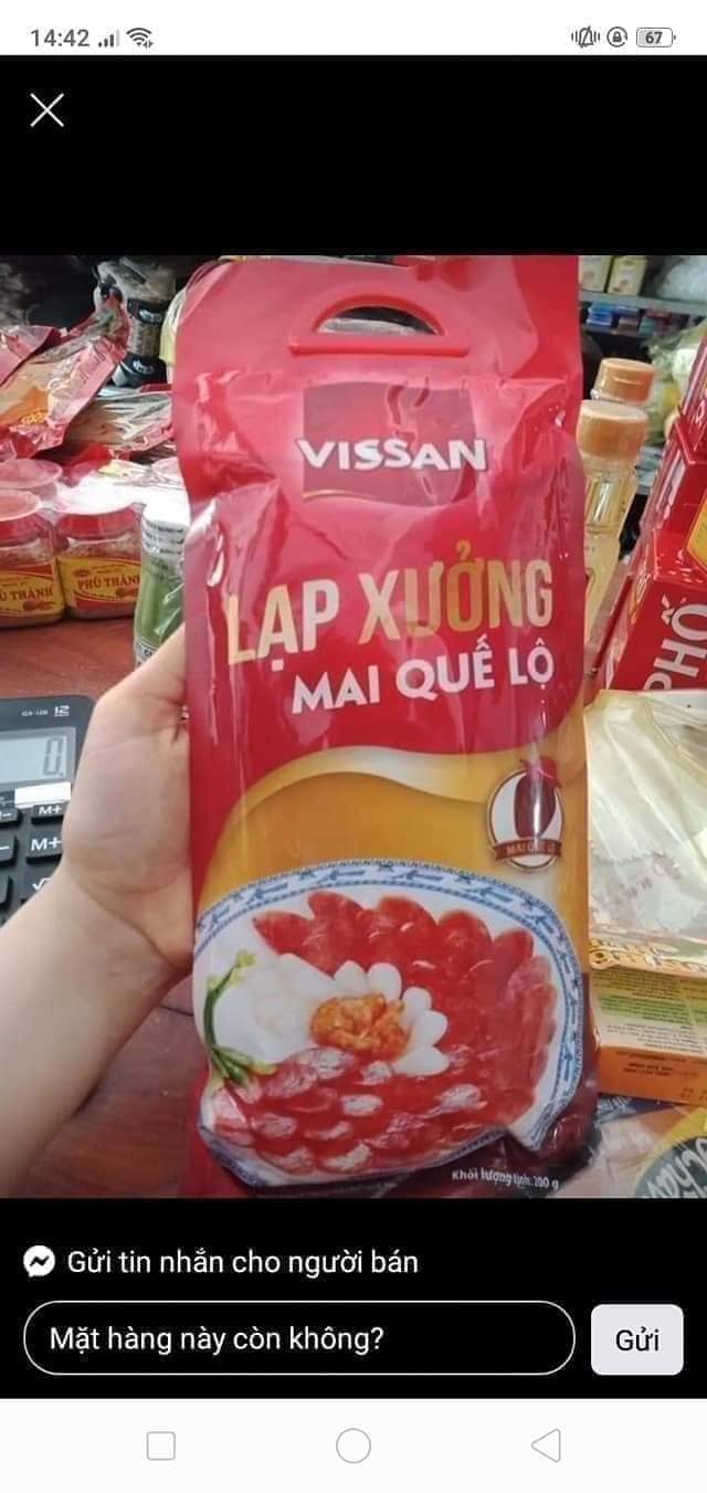 Lạp xưởng mai quế lộ
