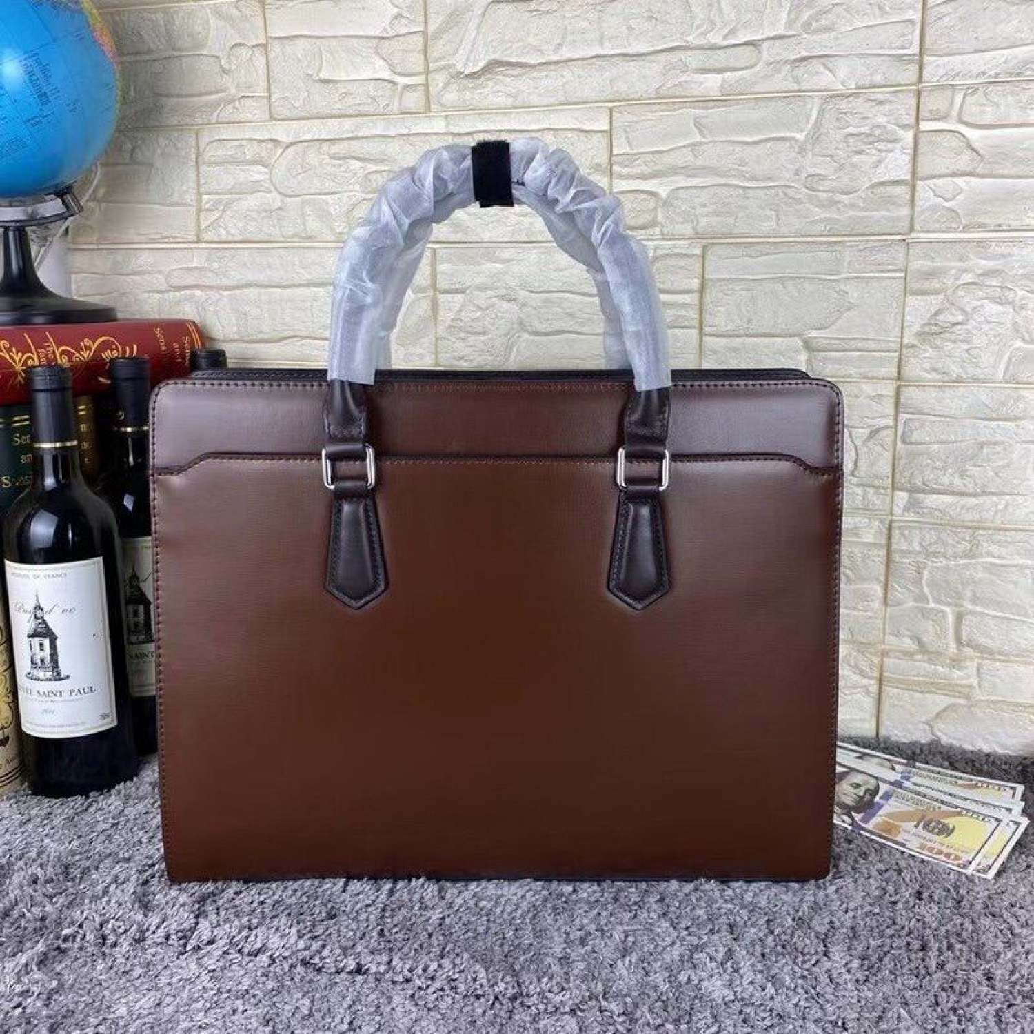Cặp da thật,da bò bailid polo 6859.túi xách da công sở.