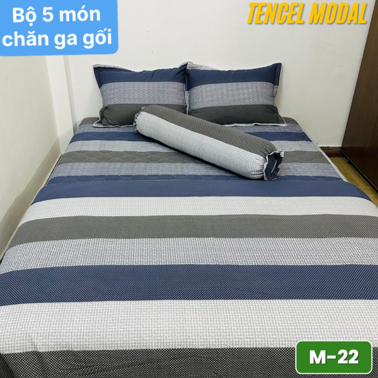 [HCM]Bộ Chăn Ga Gối Tencel Modal Cao Cấp/ Chất Liệu Siêu Mềm Mịn Mát An Toàn Với Mọi Làn Da.