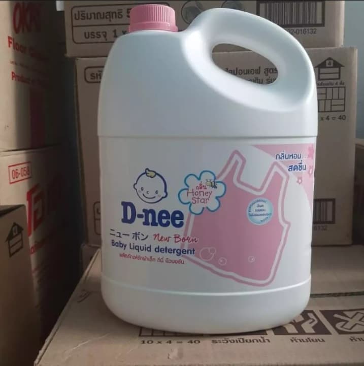 Nước giặt xả dnee hồng 3l hàng nhập thái lan mẫu mới nước giặt không cần xả