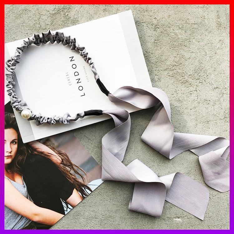 [HCM]Băng đô lụa Dây dài style HÀN QUỐC tạo Nhiều kiểu tóc dễ thương - NHShop