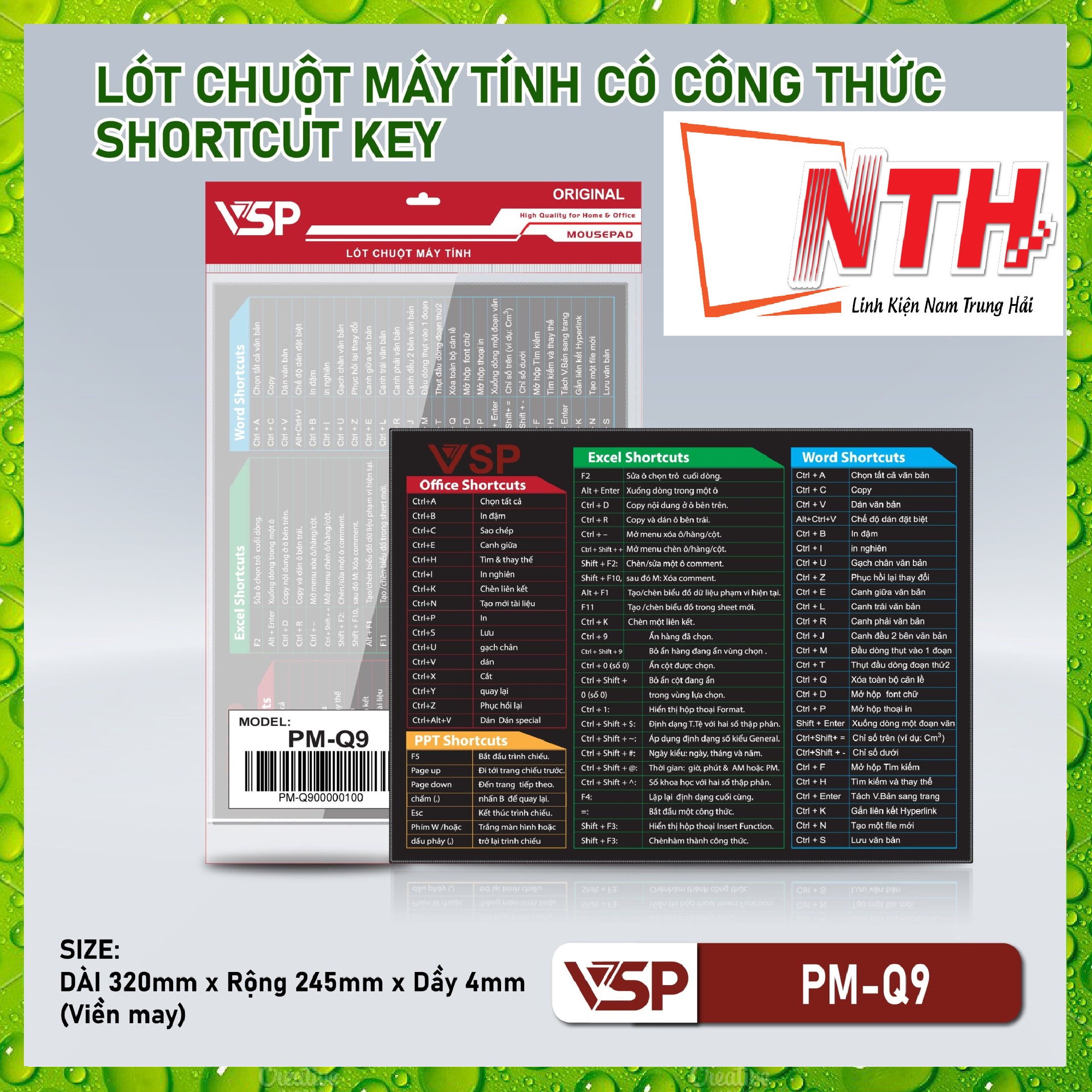 Lót chuột pad q9 đa nhiệm