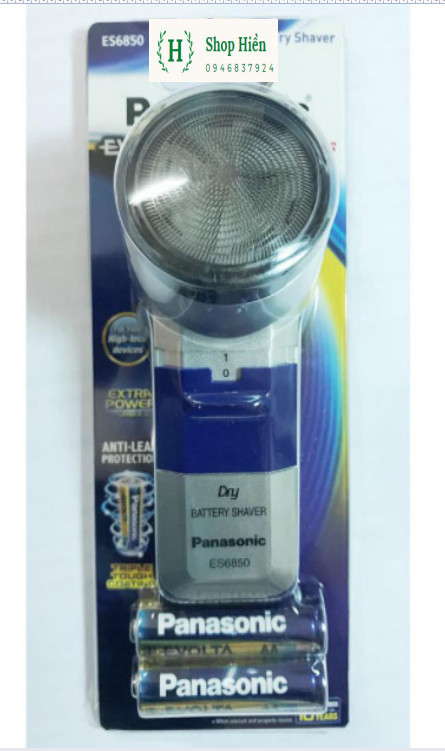 Máy cạo râu panasonic ES6850 made in Thailand (kèm 2 viên pin)