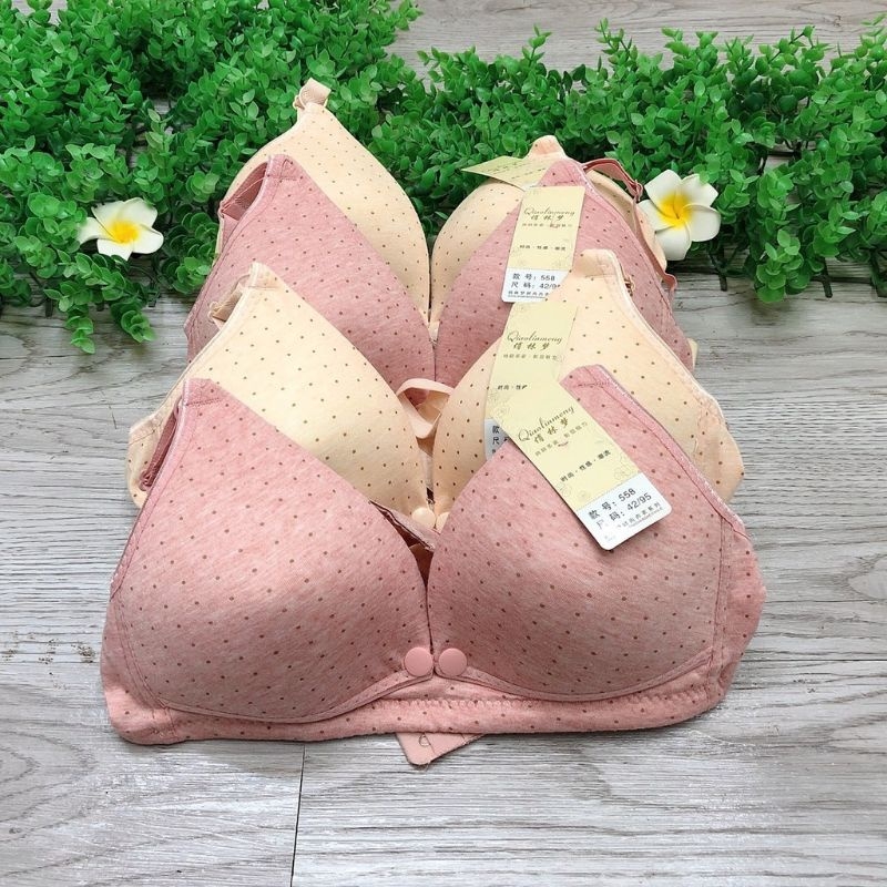 Áo ngực bầu và cho con bú - Loại chấm bi mở cúc cho mẹ
