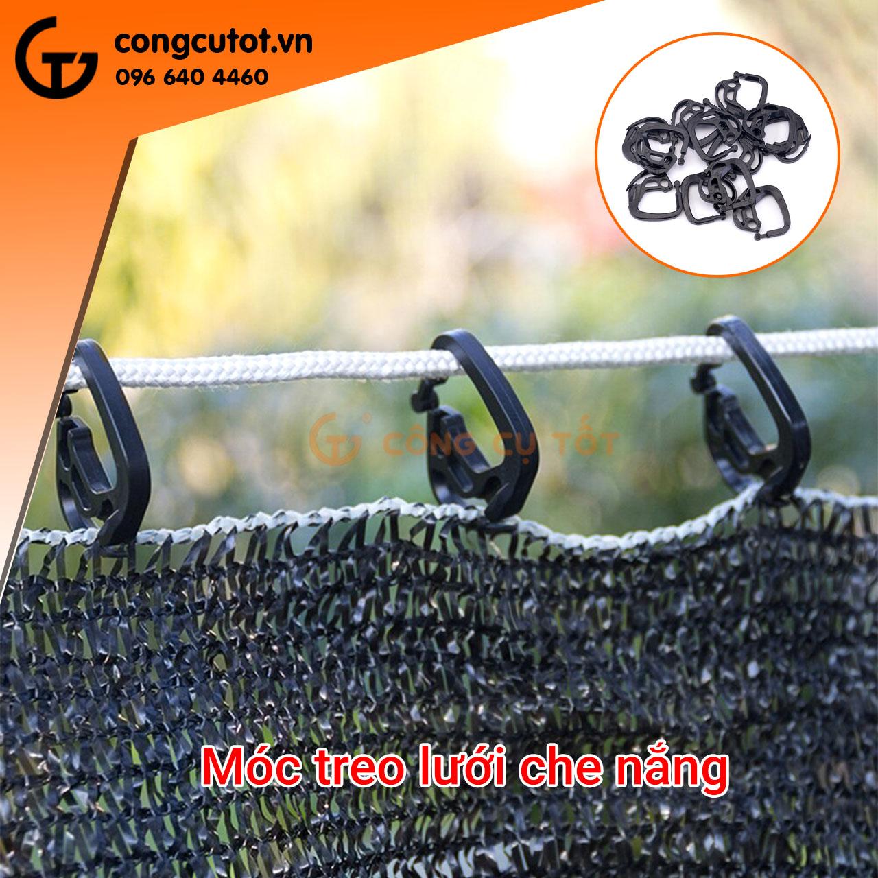 100g Móc treo lưới che nắng bằng nhựa