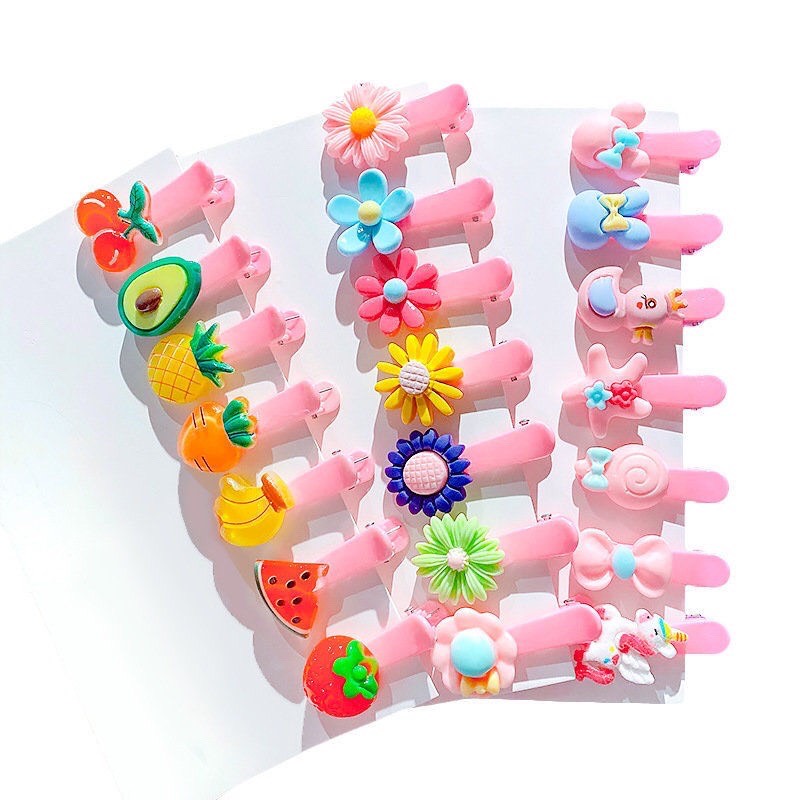 Sét 10 cặp tóc cho bé gái sành điệu