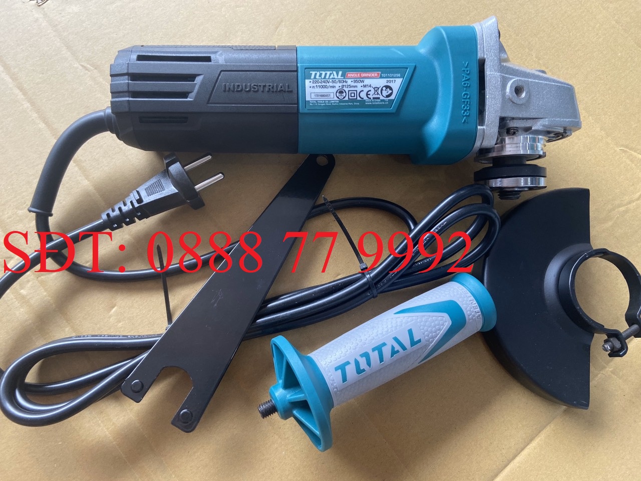 950w - tg1101256 máy mài góc cầm tay total 125mm