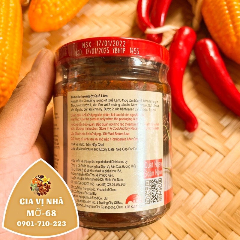 TƯƠNG ỚT QUẾ LÂM LEE KUM KEE 226GR