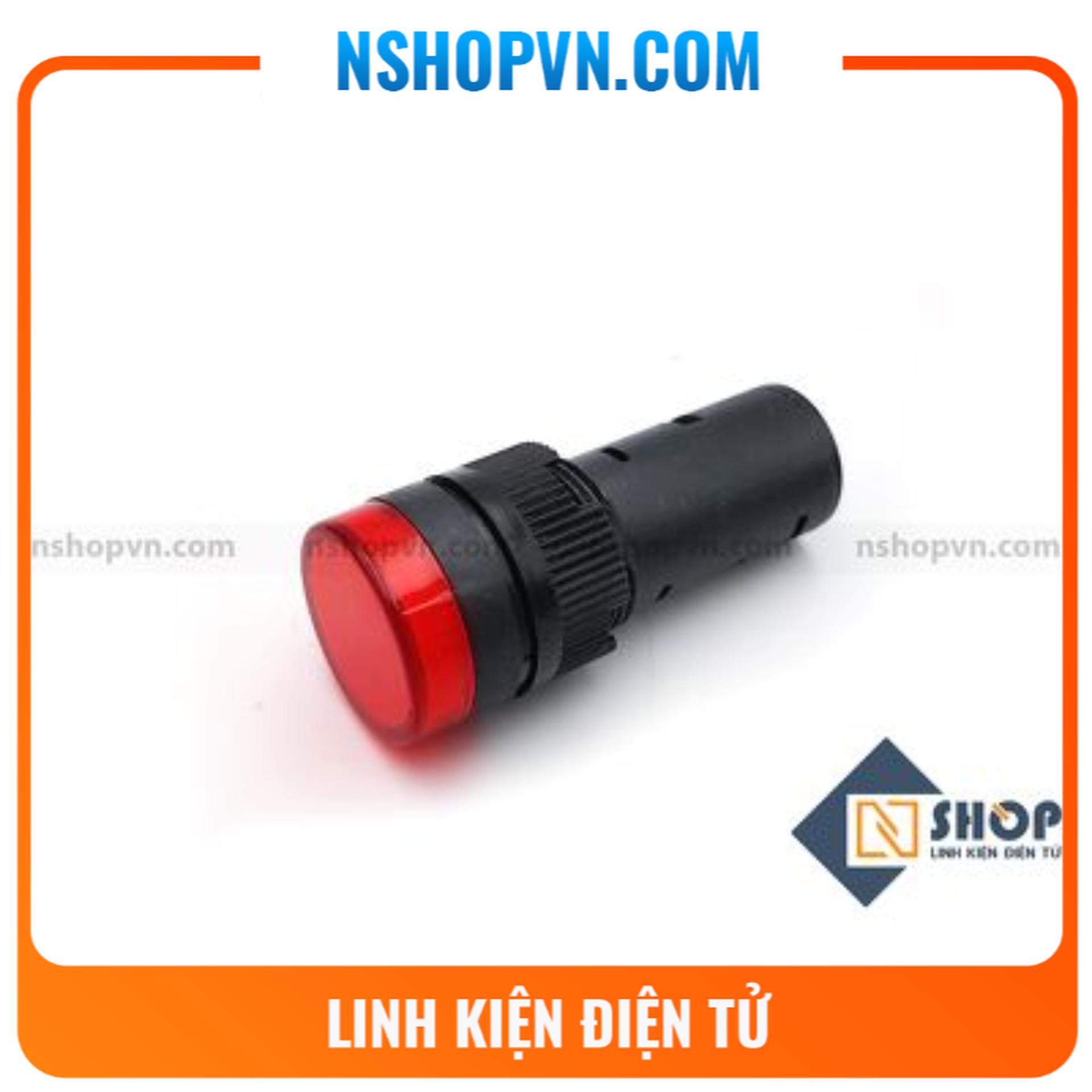 Đèn báo ad16-16c đỏ 24v
