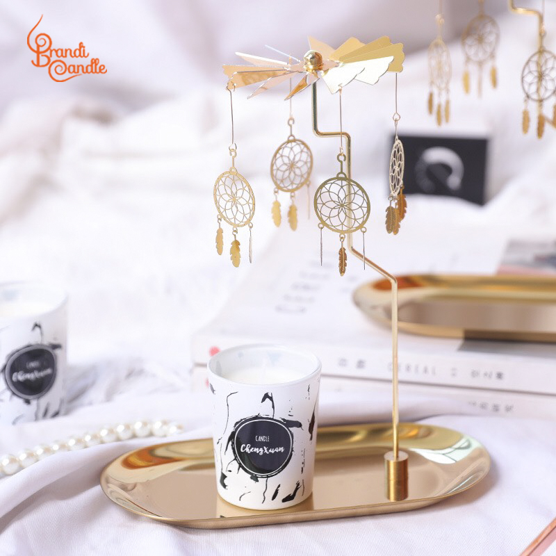 Set chong chóng dreamcatcher kèm que trụ đứng và khay 9x23cm
