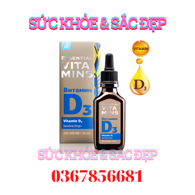 Vitamin D3 - Cho trẻ của siberian tăng cường hấp thụ canxi