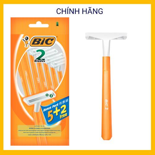 15 gói dao cạo râu BIC 2 lưỡi (loại 7 cây /gói)
