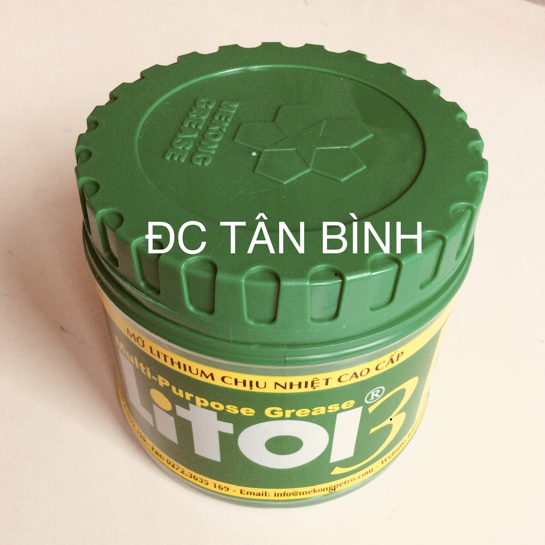 Mỡ chịu nhiệt Lithium cao cấp hộp 400g