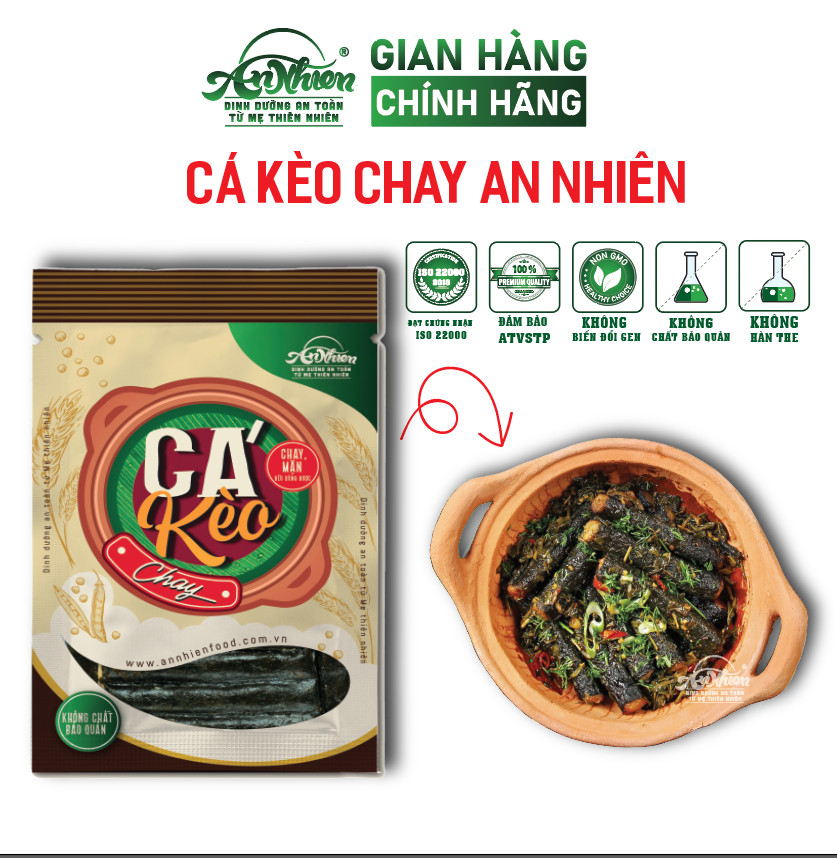 Cá Kèo Chay An Nhiên 500g Thịt Chay,Thực Phẩm Chay, Thuần Chay Healthy