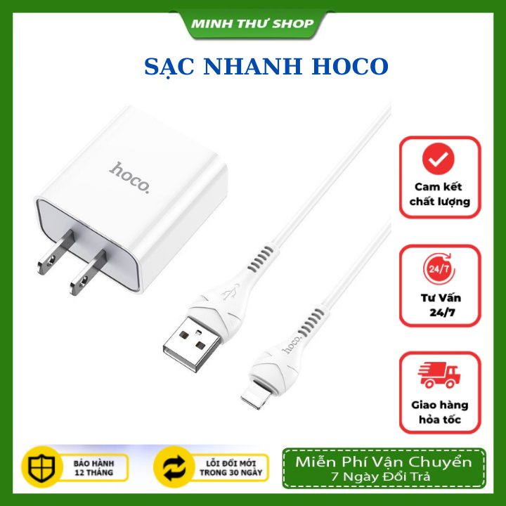 Bộ sạc NHANH HOCO , củ cáp sạc chân micro , cóc 2A dây dài gần 1m sạc cho oppo samsung xiaomi vivo vsmart