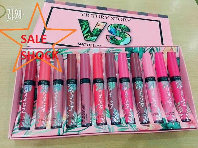 Bộ 12 cay son kem lì hiệu Victoria Secret - hàng Thái Lan