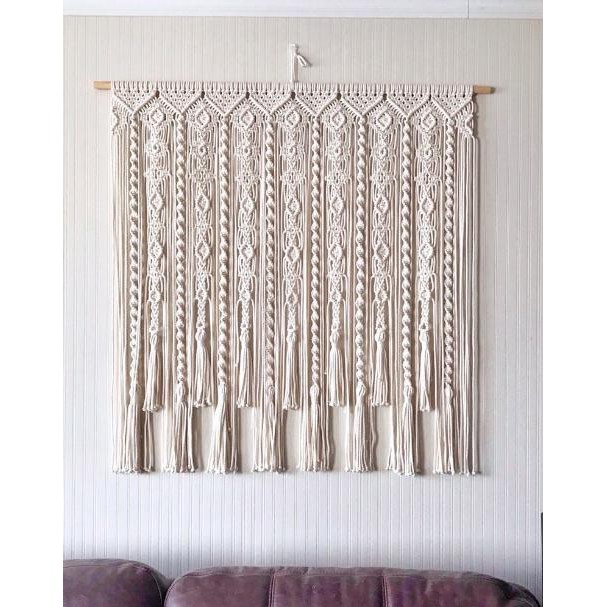 [HCM]Rèm cửa trang trí cửa sổ Macrame decor phong cách macrame
