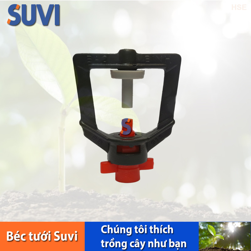 Béc tưới phun ngang nối lổ 6 ly bb 915 r l6