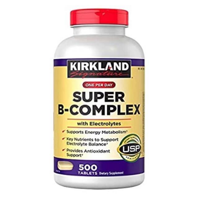 Vitamin B tổng hợp Kirkland Super B-Complex 500 viên của Mỹ