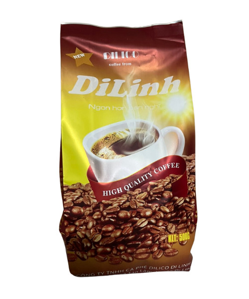 ( Mẫu mới) Cà phê Di Linh gói 500g