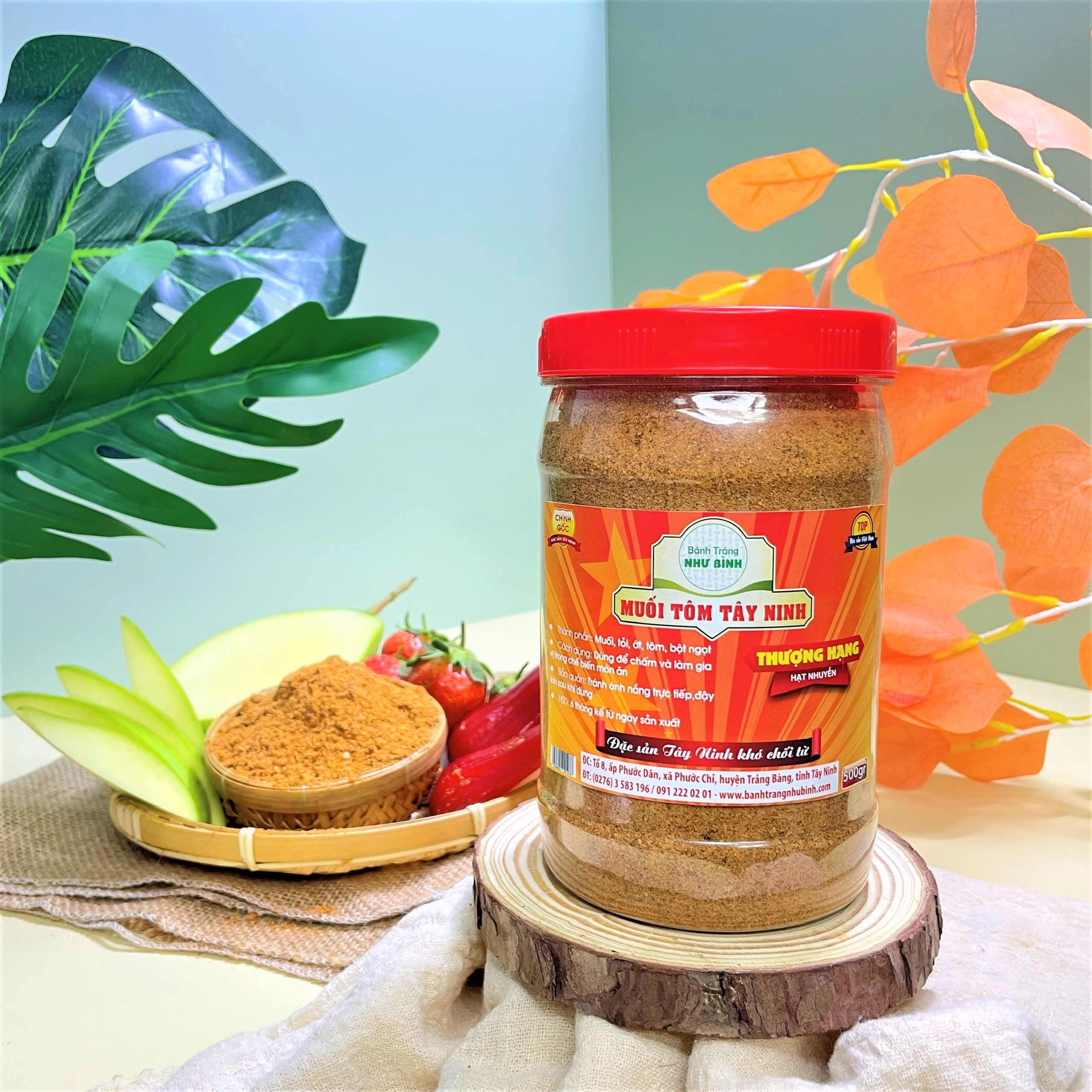 Muối Tôm Tây Ninh HẠT NHUYỄN Như Bình Dùng Trộn Bánh Tráng Chấm Trái Cây NGON KHÓ CÃI