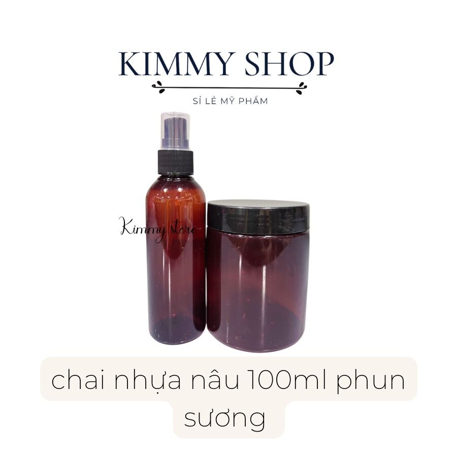 Chai nhựa vòi xịt phun sương 100ml