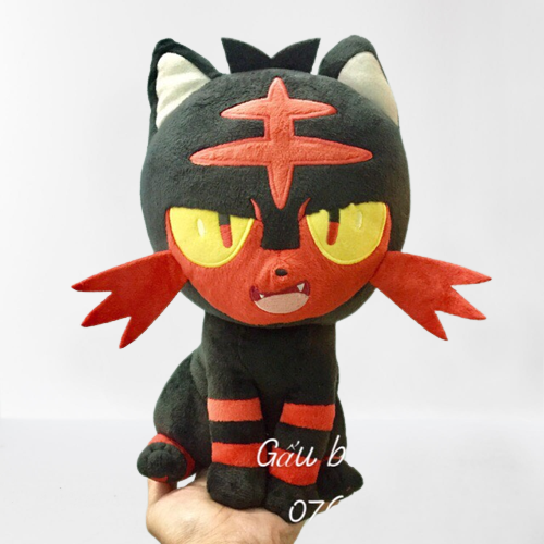 Gấu bông pokemon mèo đen Litten