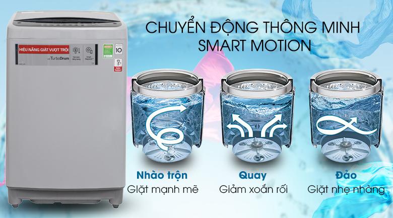 Smart Motion - Máy giặt LG Inverter 9.5 kg T2395VS2M