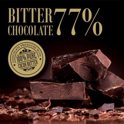 Sô cô la bitter chocolate 77% / bag 500gr