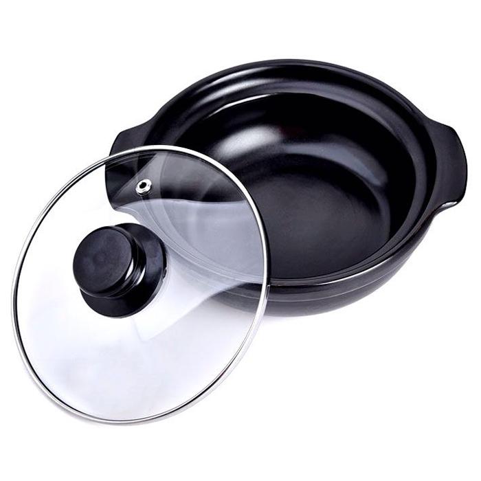 Nồi đất tráng men cao cấp 13cm dùng để làm kho quẹt nắp kính
