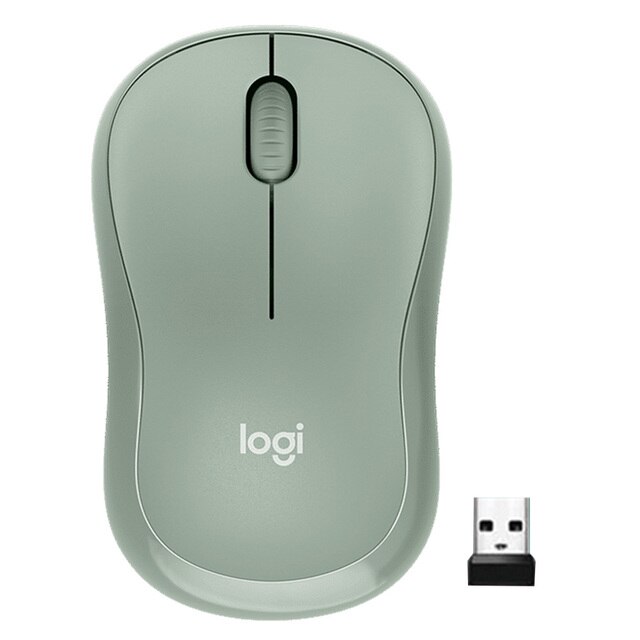 ZZOOI Logitech M221 2.4G USB Silent Mouse 1000dpi 3 Buttons Optical Wireless Gaming Mice for Computer Laptop PC Business Office