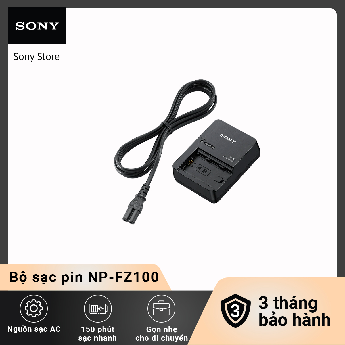 Bộ Pin Sạc dòng Z Sony NP-FZ100//J JCE