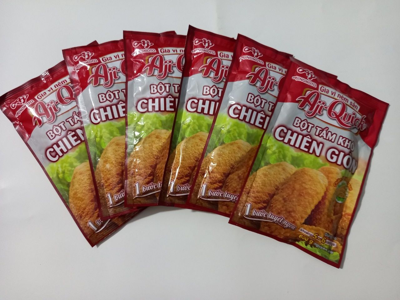 Combo 2 gói bột chiên giòn Aji-Quick tẩm khô 42g