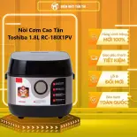 RC-18IX1PV - Nồi cơm cao tần Toshiba 1.8 lít RC-18IX1PV - Lòng nồi dày 3 mm với thiết kế 7 lớp, phủ chống dính Carbon Binchotan, giúp nhiệt truyền đều giúp hạt cơm giữ được vị ngọt và chín đều